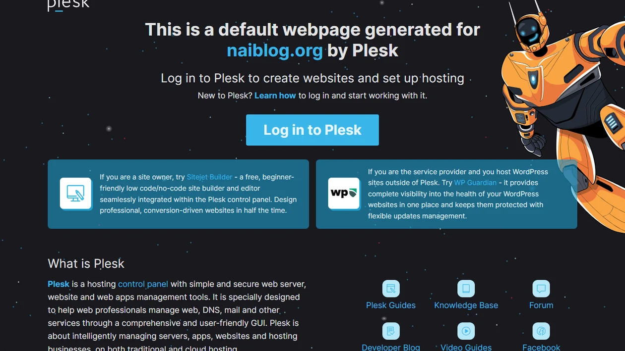 New AI Blog interface screenshot